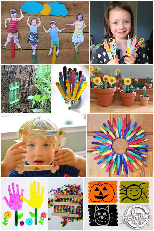 Child Craft Project
 30 Popsicle Stick Crafts For Kids Kids Activities Blog