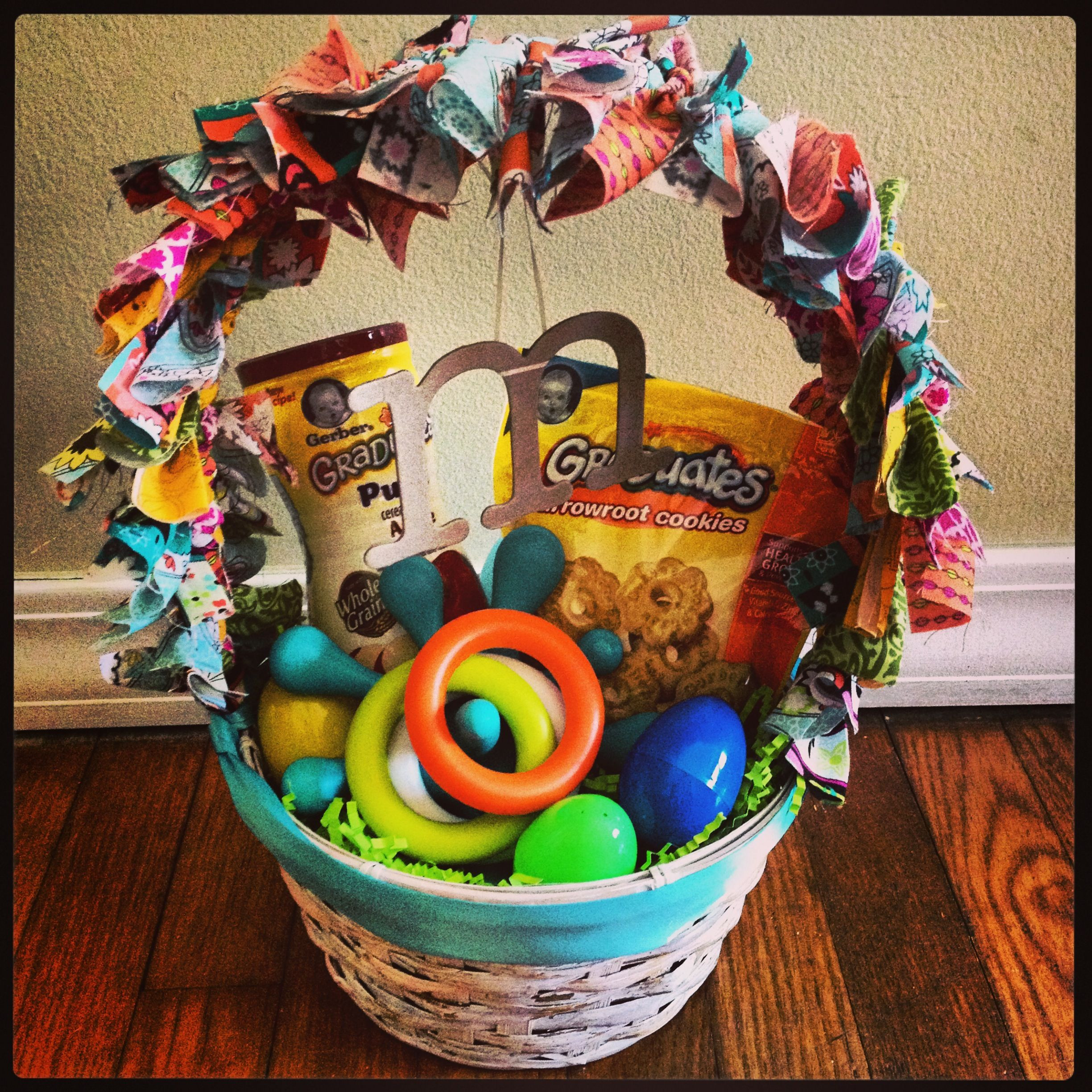 Child Easter Gift Ideas
 Baby s first Easter basket Holidays Pinterest