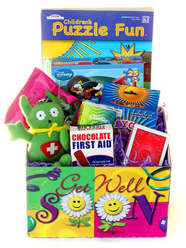 Child Get Well Gifts
 well soon t basket