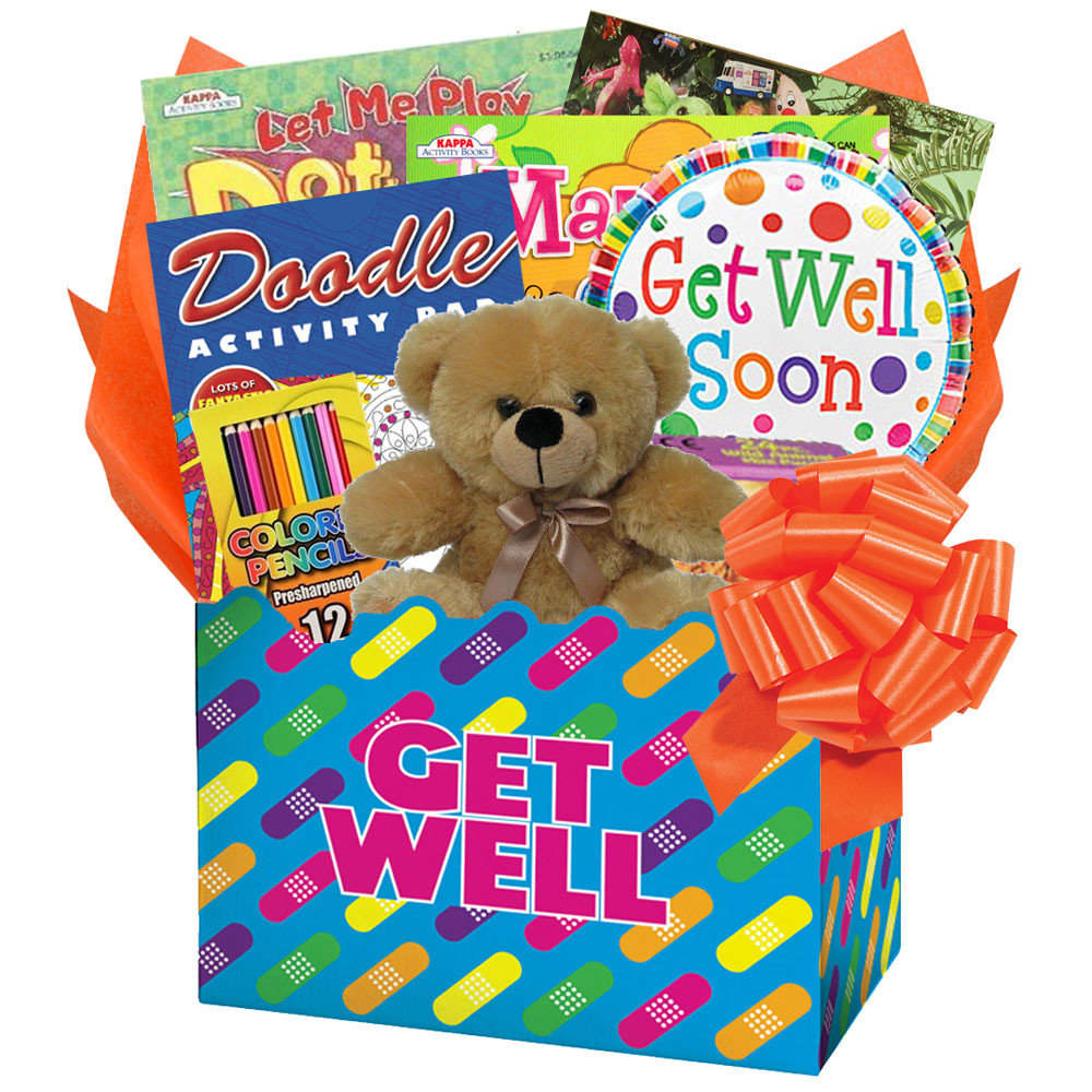 Child Get Well Gifts
 Kids Get Well Gift Box of Things to Do will keep kids
