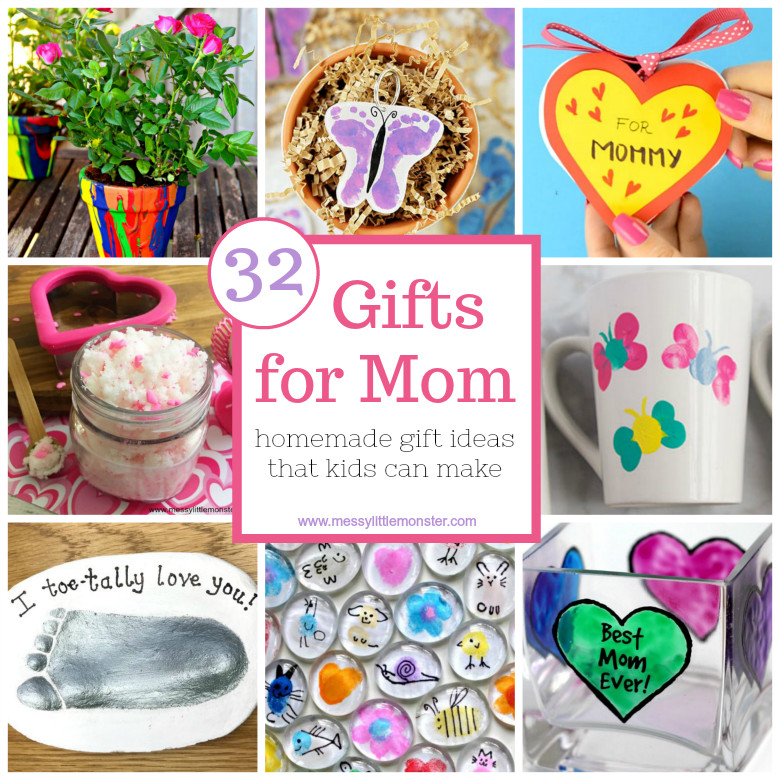 Child Gift Ideas
 Gifts for Mom from Kids – homemade t ideas that kids