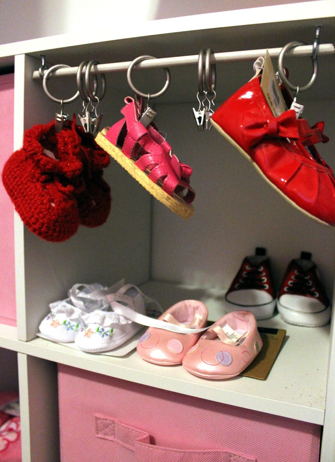 Child Shoe Storage
 Dibble Dabbles Nursery Itty Bitty Baby Shoes