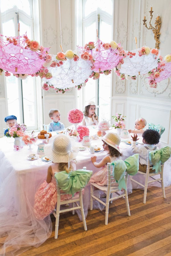 Child Tea Party
 Sweet Tea Birthday Party Pretty My Party