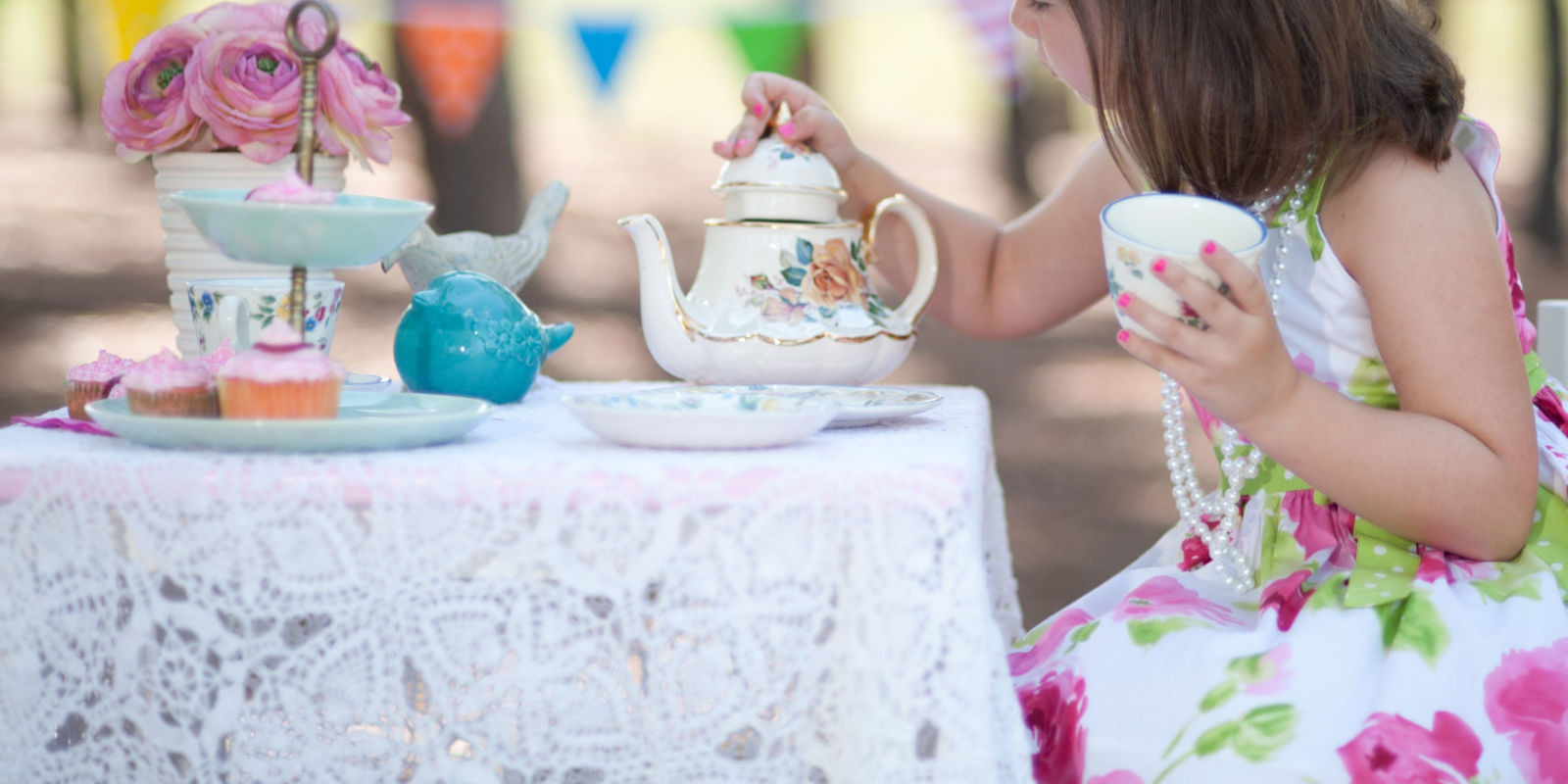 Child Tea Party
 How to Throw a Princess Tea Party Themed Kids Birthday