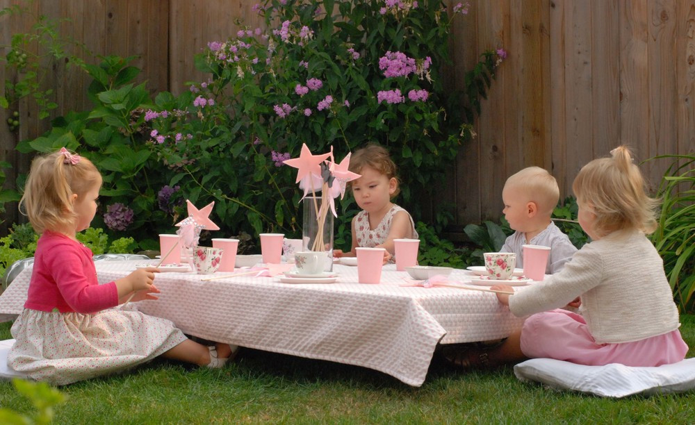 Child Tea Party
 A TEA PARTY PLAY DATE — WINTER DAISY interiors for children