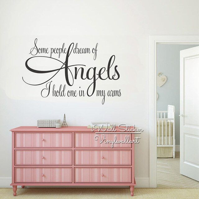 Children Angel Quotes
 Angels Quotes Wall Art Decal Kids Lettering Quote Wall