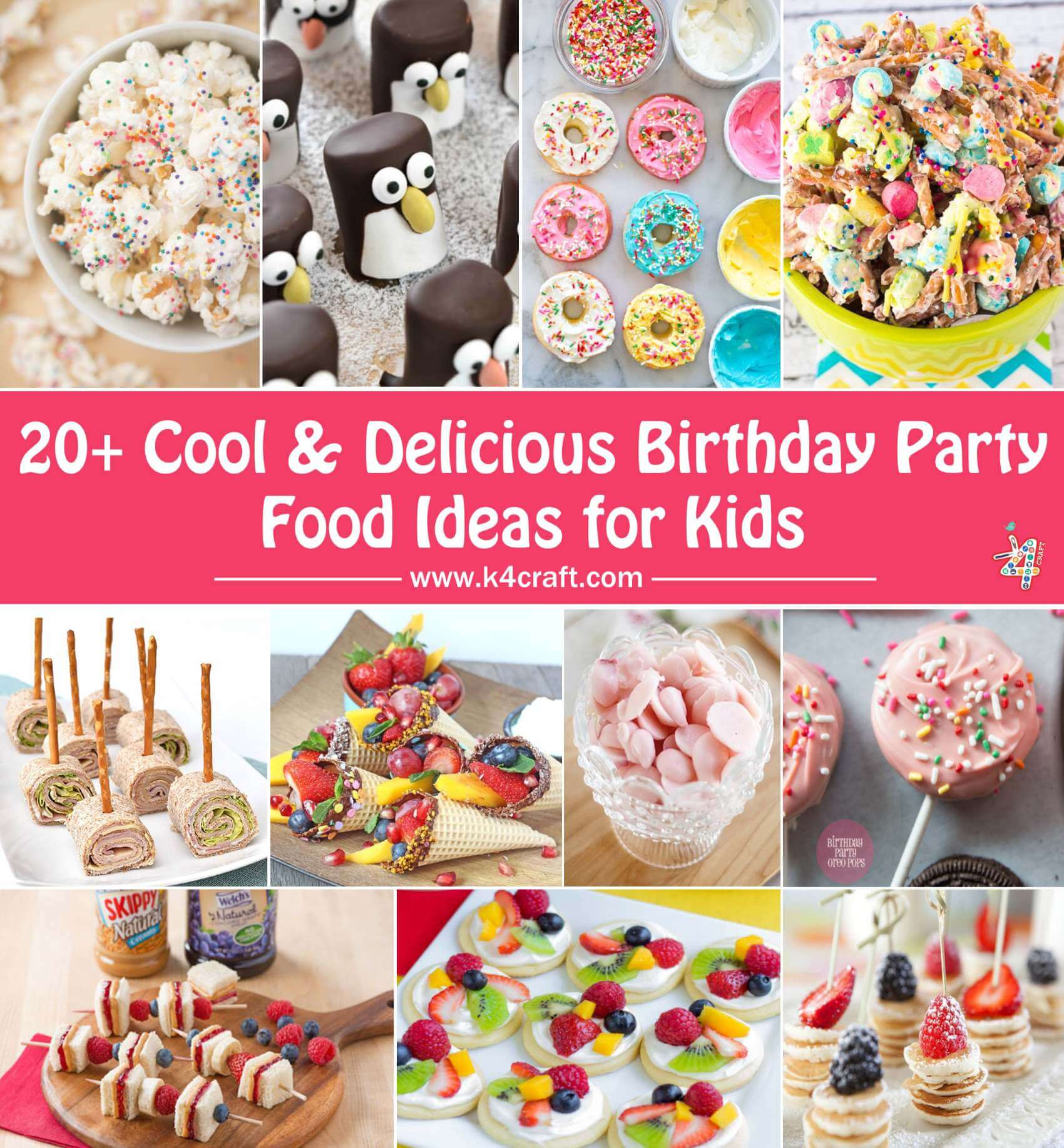 Children Birthday Party Food Ideas
 Cool Delicious Birthday Party Food Ideas Kids pin K4 Craft