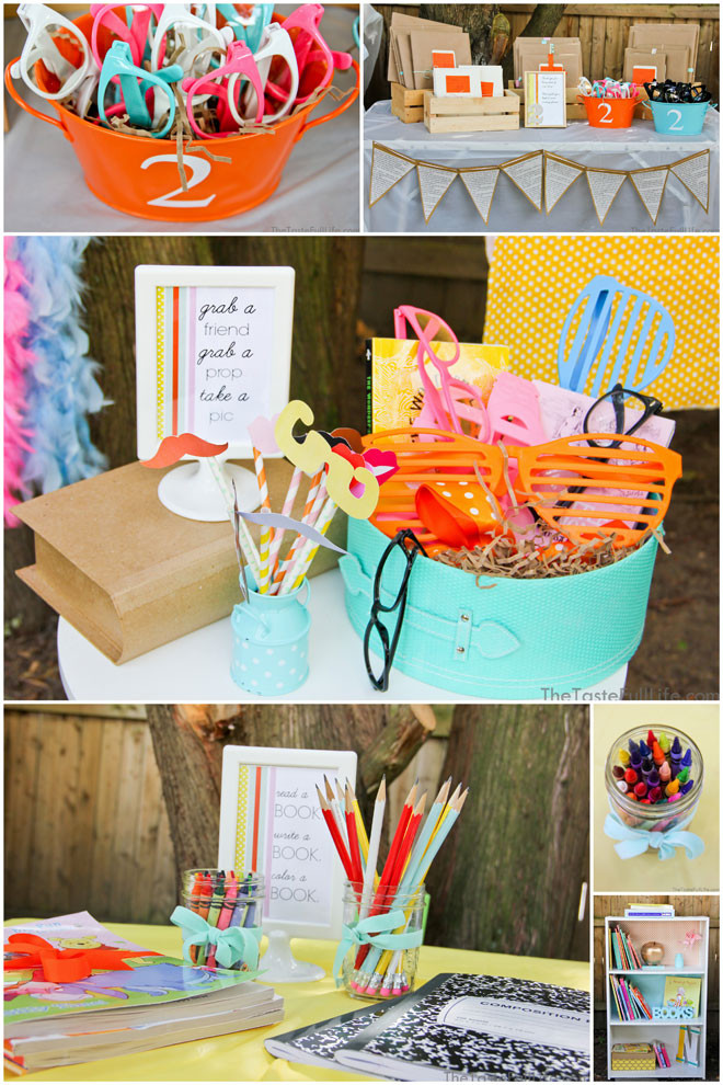 Children Book Party
 Adorable "Chapter 2" Book Themed Birthday Party