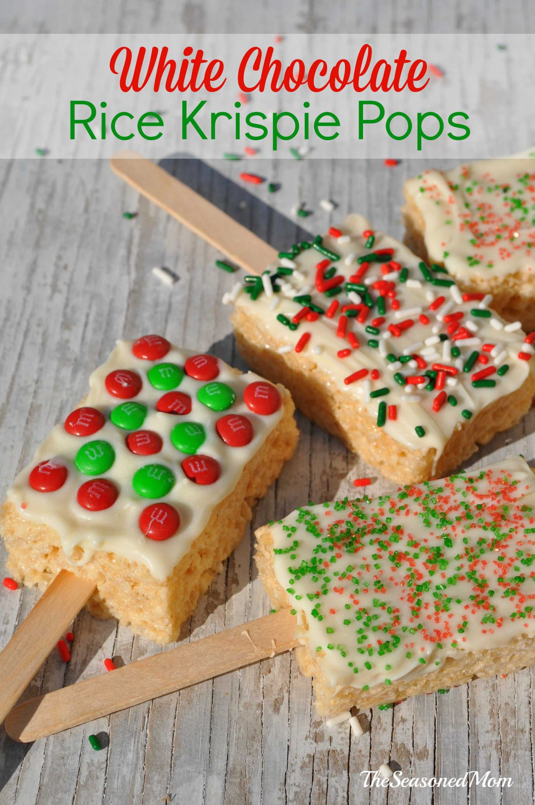 Children Christmas Party Food
 Holiday Treats for the Classroom White Chocolate Rice