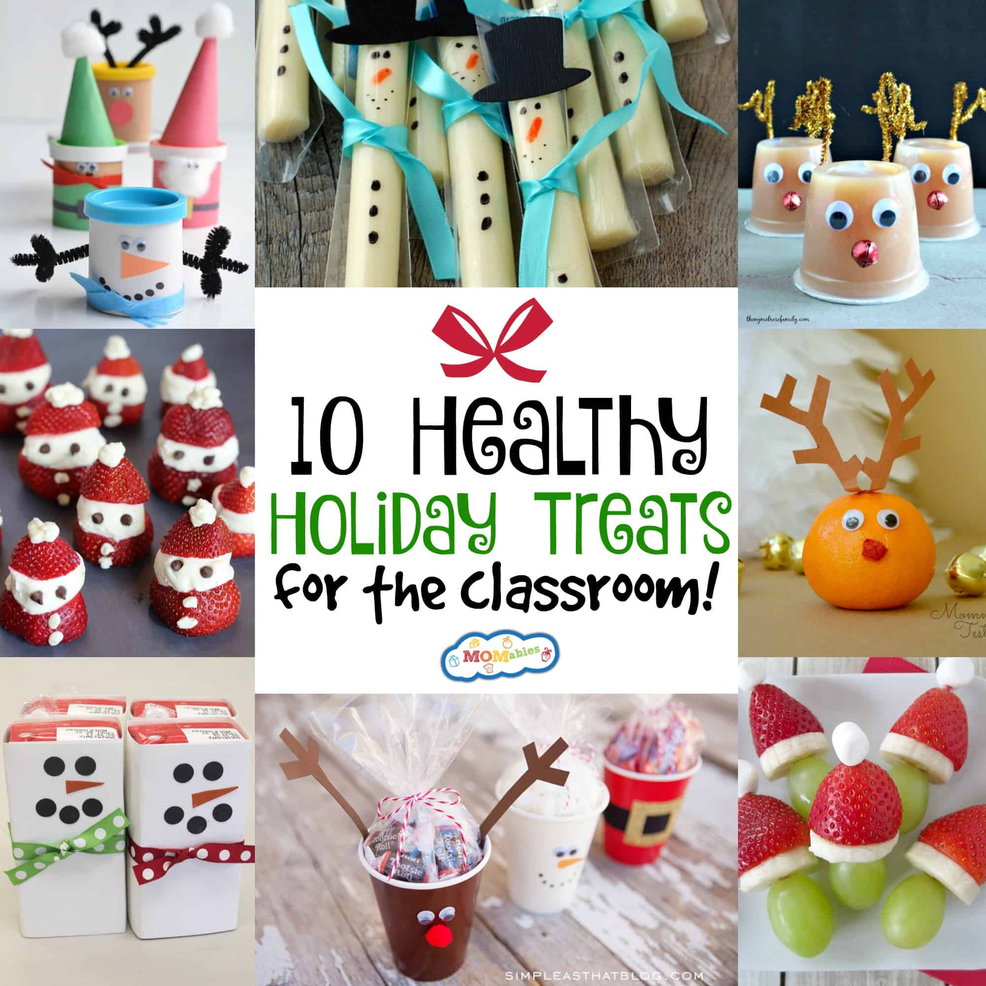 Children Christmas Party Food
 10 Healthy Holiday Treats for the Classroom MOMables