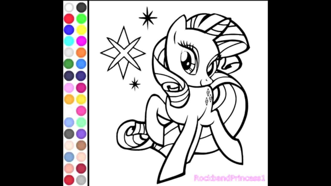 Children Coloring Game
 My Little Pony Coloring Games line For Kids Free