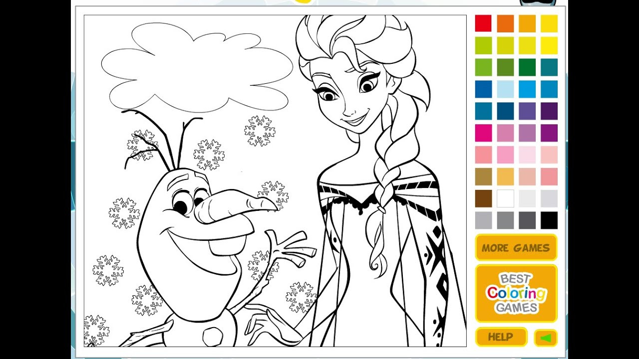 Children Coloring Game
 Disney Princess Coloring Pages Disney line Coloring