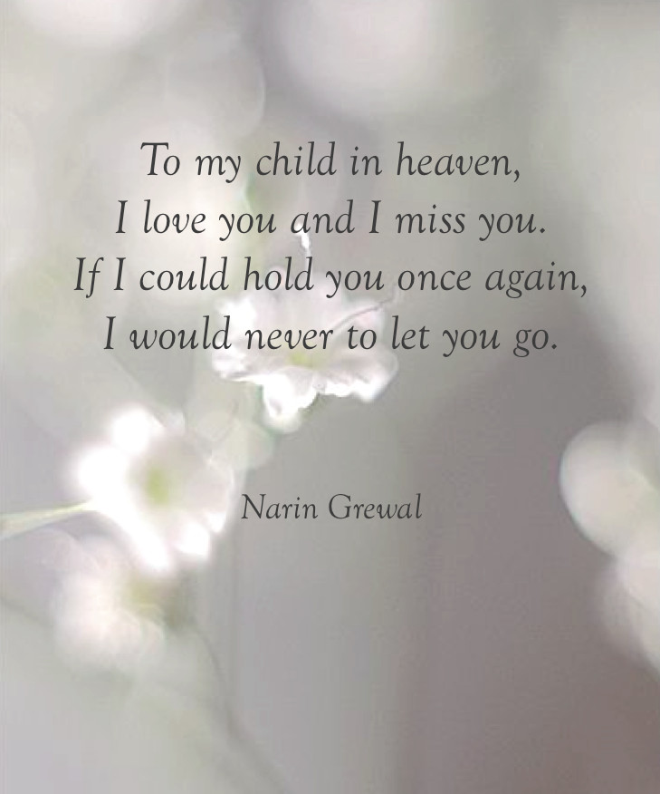 Children In Heaven Quotes
 To my child in heaven