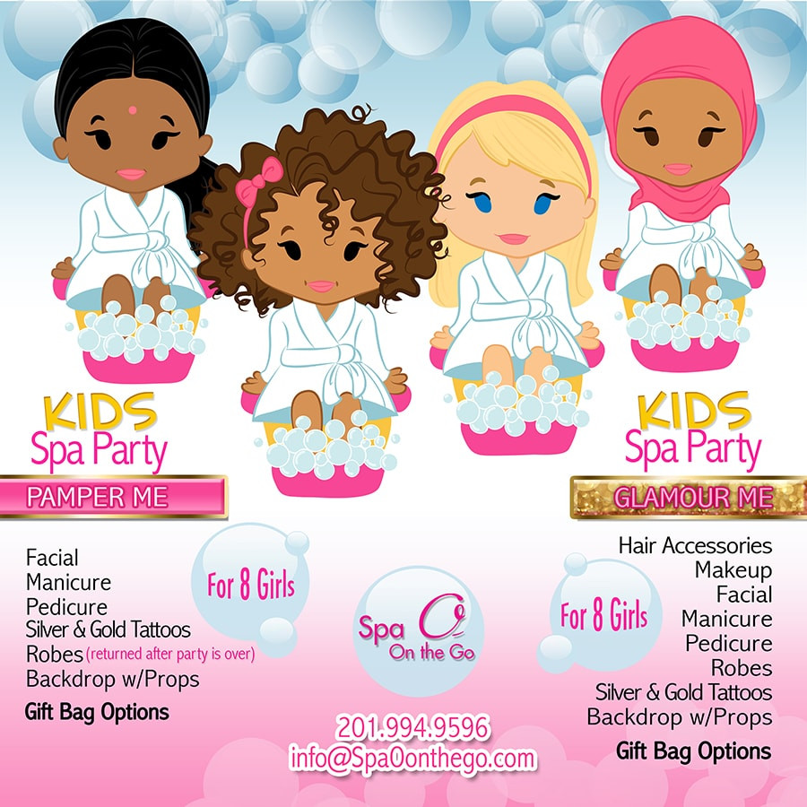 Children Spa Party
 Kids Spa Party – Spa O on the Go