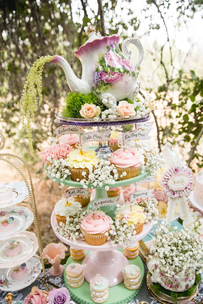 Children'S Tea Party Ideas
 Kara s Party Ideas Vintage Tea Party