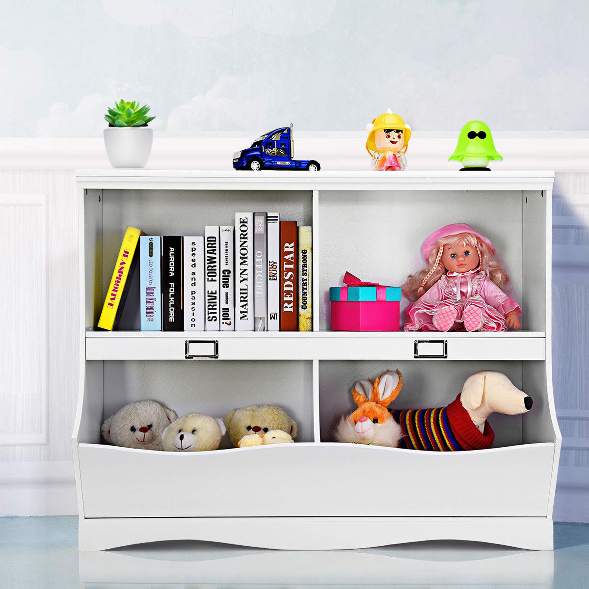 Childrens Bookcases And Storage
 Gymax Children Storage Unit Kids Bookshelf Bookcase Baby