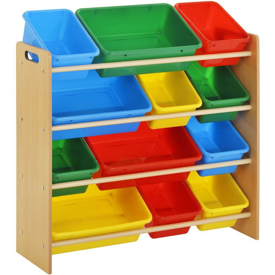 Childrens Storage Bin
 Multiple Storage Bin Kids Toy Organizer