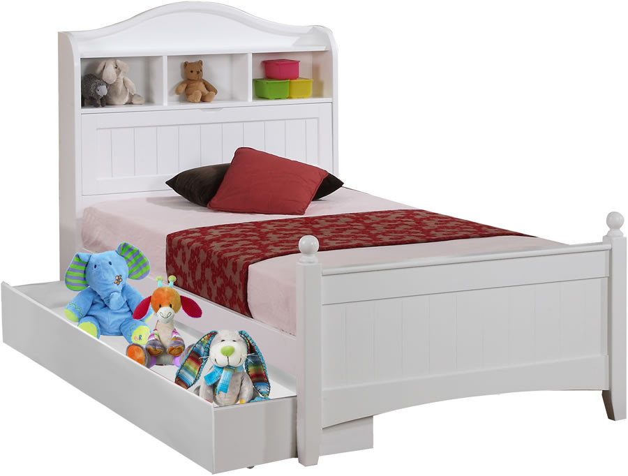 Childrens Storage Furniture
 Alexia Children s White Storage Bed The Children s