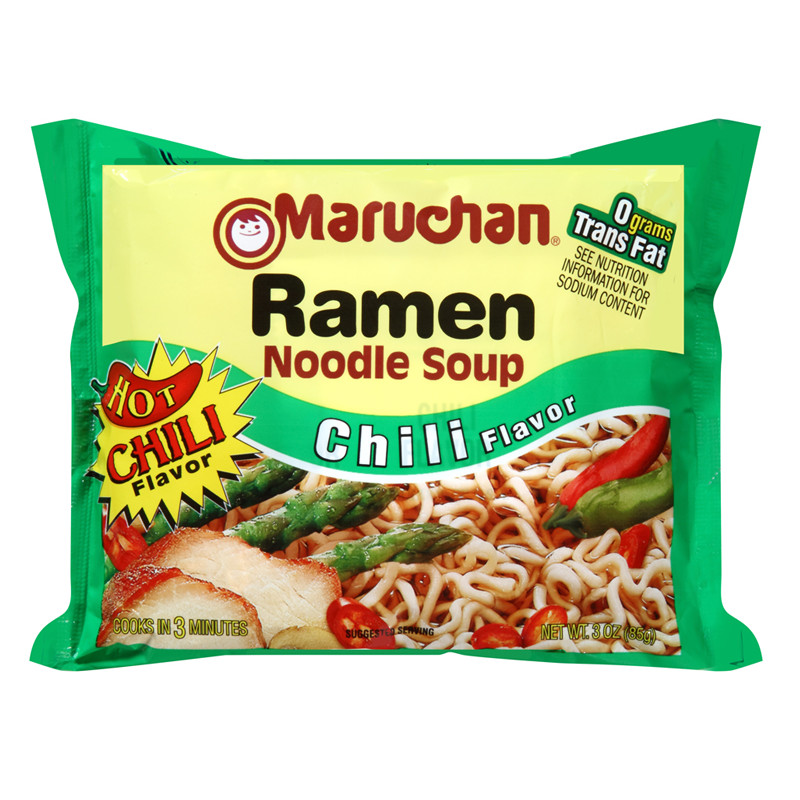 Chili Flavored Ramen Noodles
 Maruchan Ramen Noodles Chili Flavour 3oz 85g