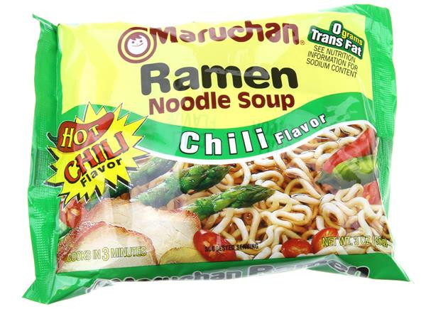 Chili Flavored Ramen Noodles
 Maruchan Chili Flavor Ramen Noodle Soup