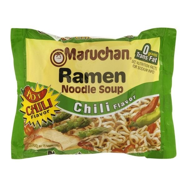 Chili Flavored Ramen Noodles
 Maruchan Chili Flavor Ramen Noodle Soup from Safeway