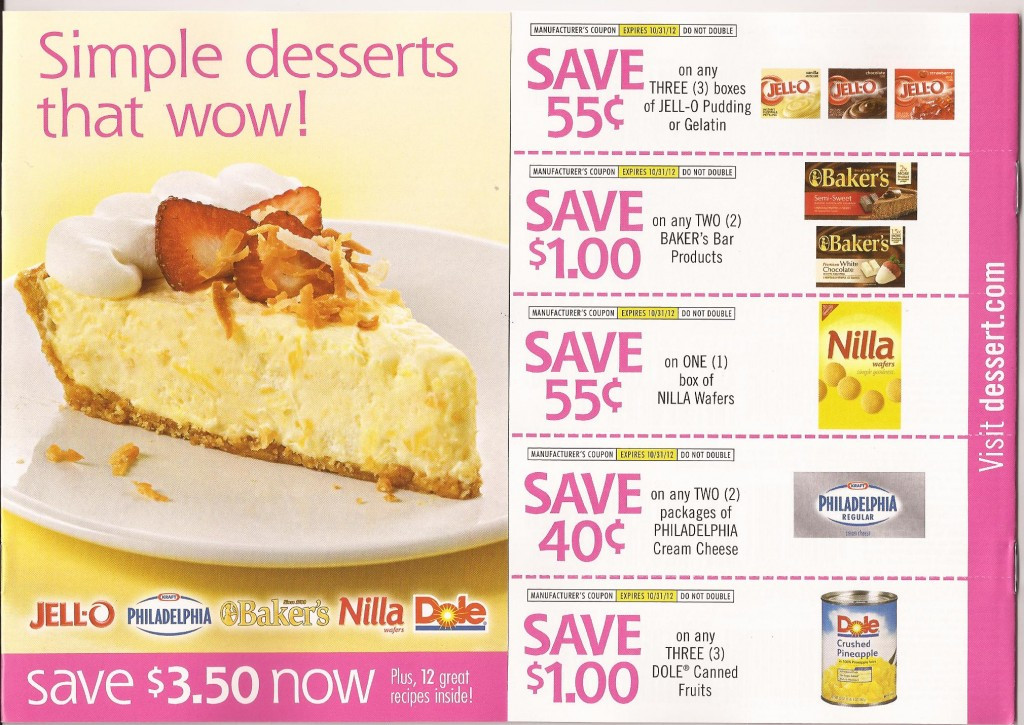 Chili'S Dessert Coupon
 Look for this Coupon Book at Shaw’s – Simple Desserts That