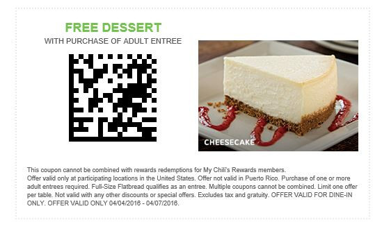 Chili'S Dessert Coupon
 Chilis Printable Coupons 2020 Free Chips Queso Coupons 2020