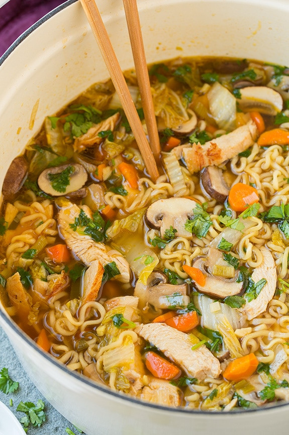 Chinese Chicken Noodle Soup Recipe
 Asian Chicken Noodle Soup Cooking Classy