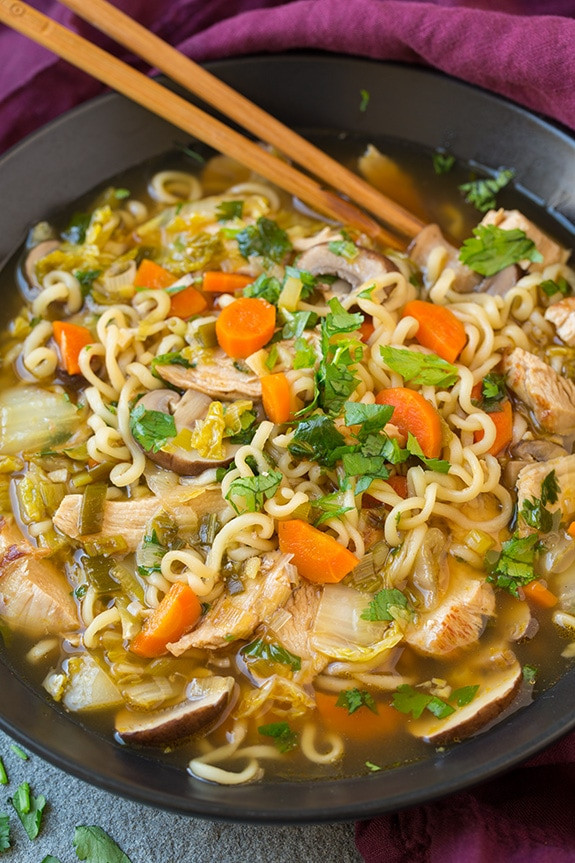 Chinese Chicken Noodle Soup Recipe
 Asian Chicken Noodle Soup Cooking Classy