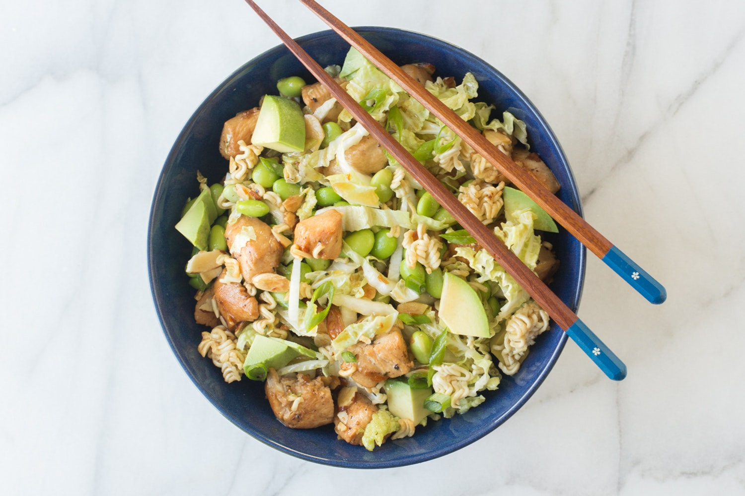 Chinese Chicken Salad Ramen
 Asian Chicken Salad with Crunchy Ramen