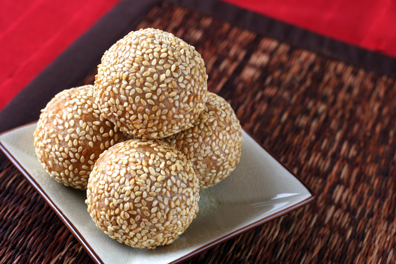 Chinese Desserts Recipes With Pictures
 Chinese New Year Sesame Seed Balls Dessert First