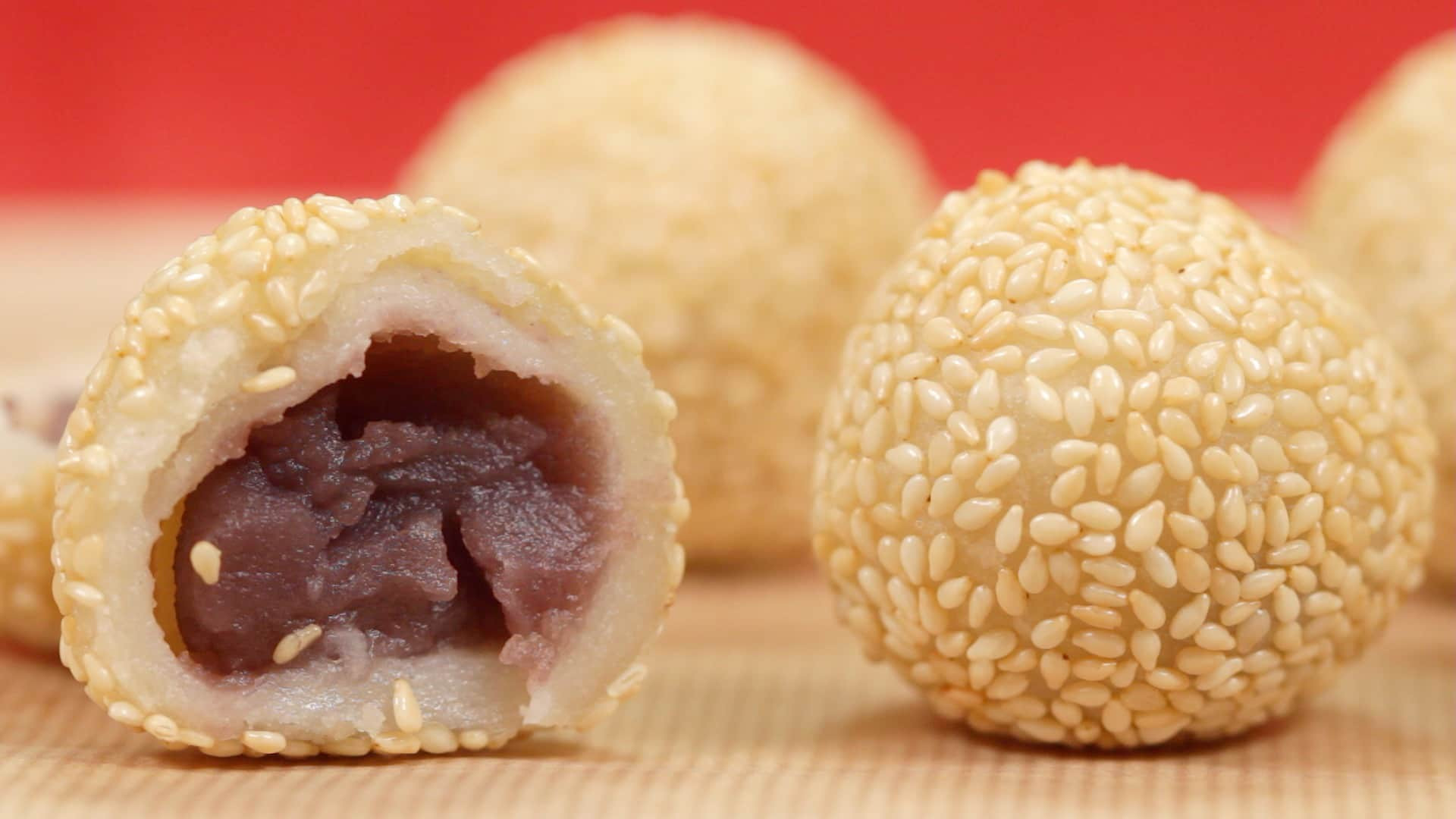 Chinese Desserts Recipes With Pictures
 Sesame Balls Recipe Chinese Dessert Jian Dui Goma Dango