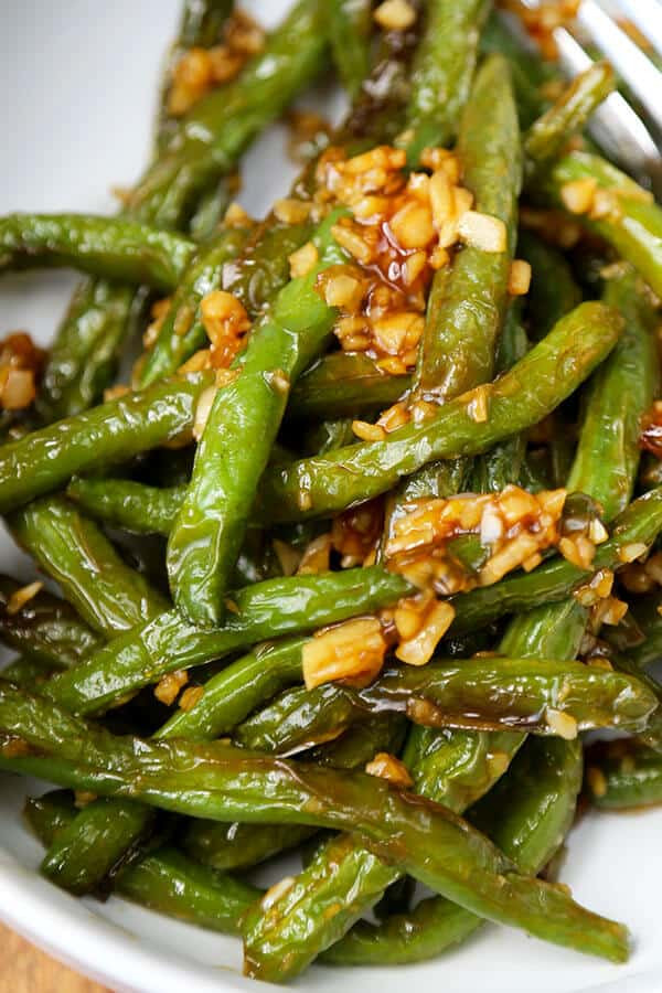 Chinese Green Bean Recipe
 Dry Fried Green Beans with Garlic Sauce Pickled Plum