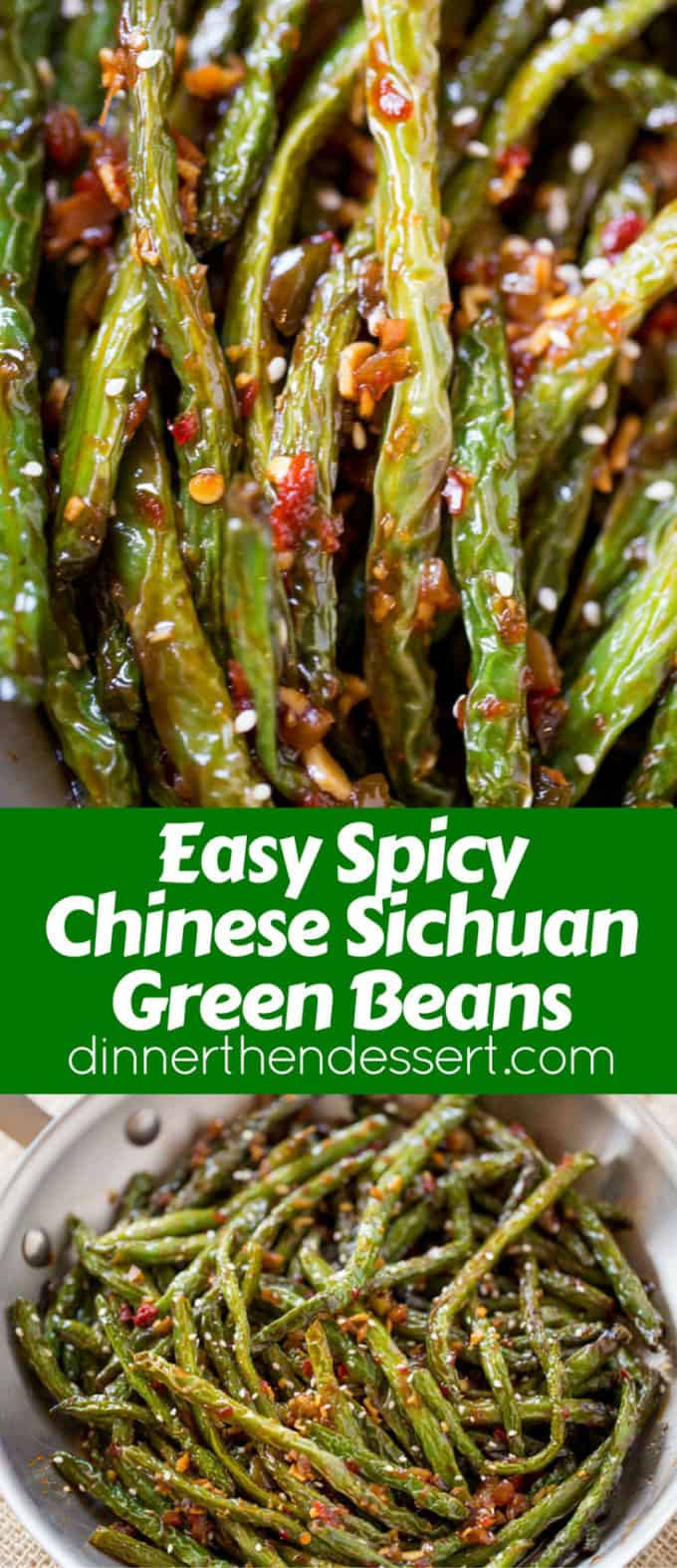 Chinese Green Bean Recipe
 Spicy Chinese Sichuan Green Beans Dinner then Dessert