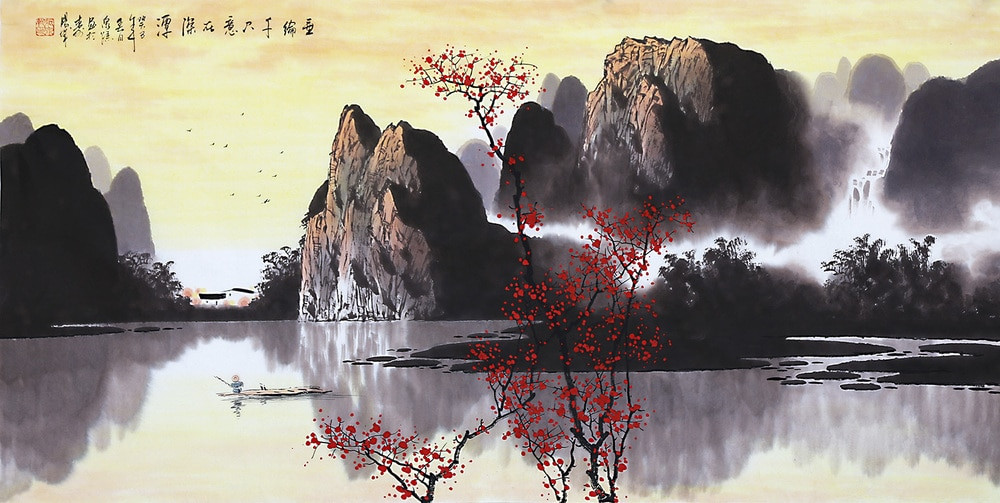 Chinese Landscape Paintings
 Chinese painting Artist Oriental asian traditional