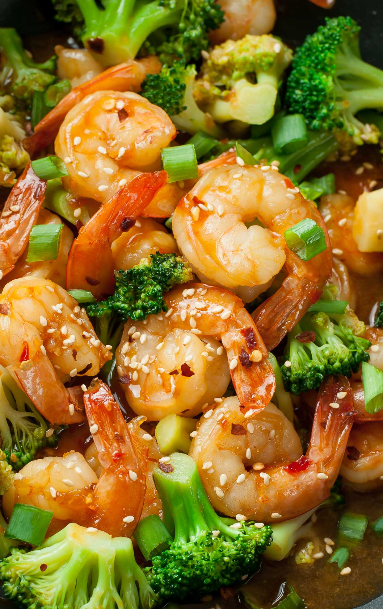 Chinese Seafood Recipes
 Szechuan Shrimp and Broccoli Peas And Crayons