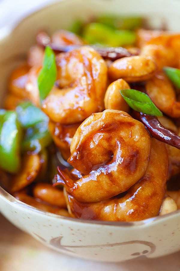 Chinese Seafood Recipes
 Kung Pao Shrimp Rasa Malaysia