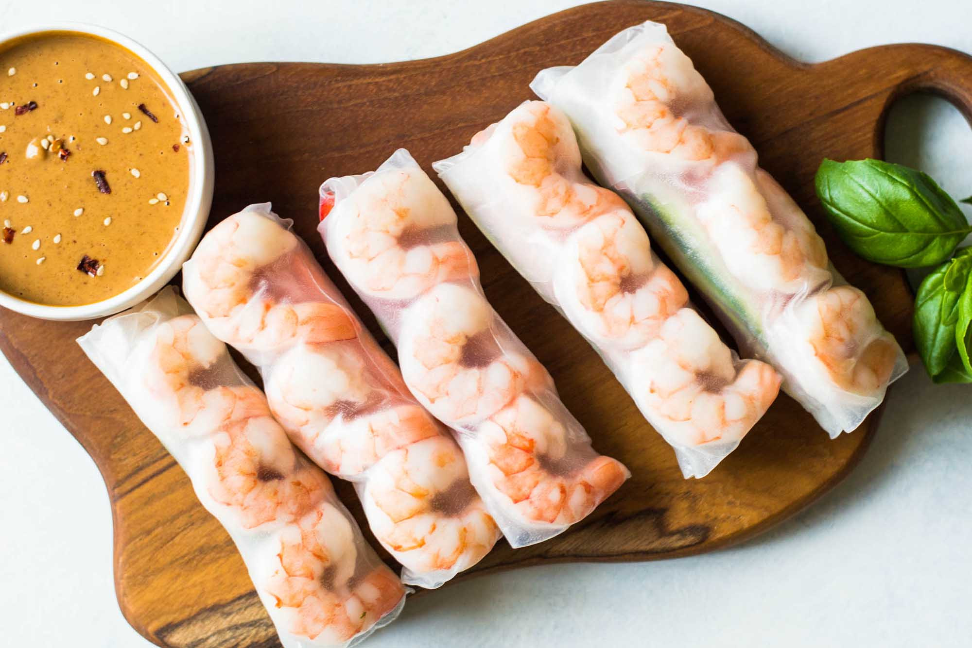 Chinese Spring Roll Recipes
 Shrimp Spring Rolls with Peanut Sauce Recipe with Video