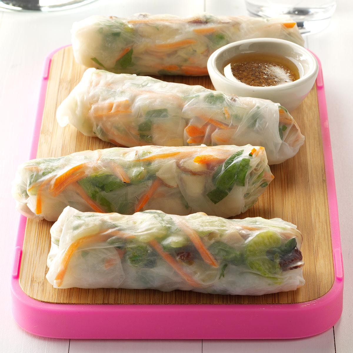 Chinese Spring Roll Recipes
 Pork & Ve able Spring Rolls Recipe