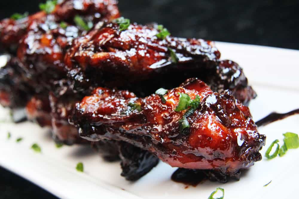 Chinese Wings Recipes
 Chinese Wings with Soy Balsamic Glaze