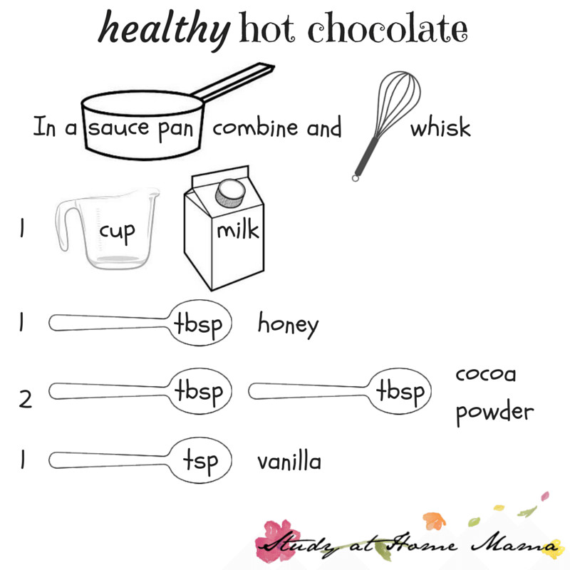 Choc Recipes For Kids
 Kids Kitchen Healthy Hot Chocolate Printable Recipe