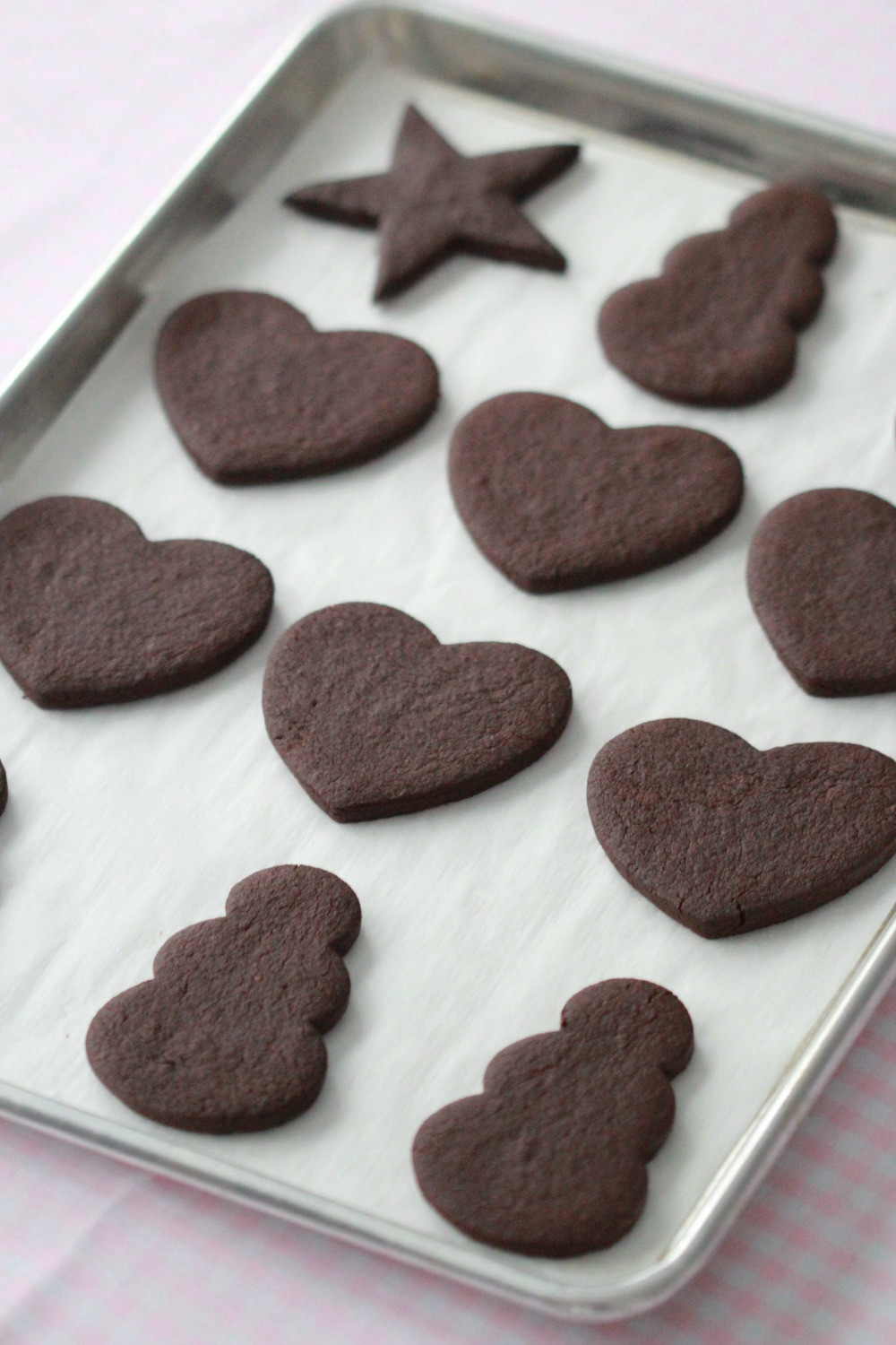 Chocolate Cutout Cookies
 Vegan Chocolate Sugar Cookies