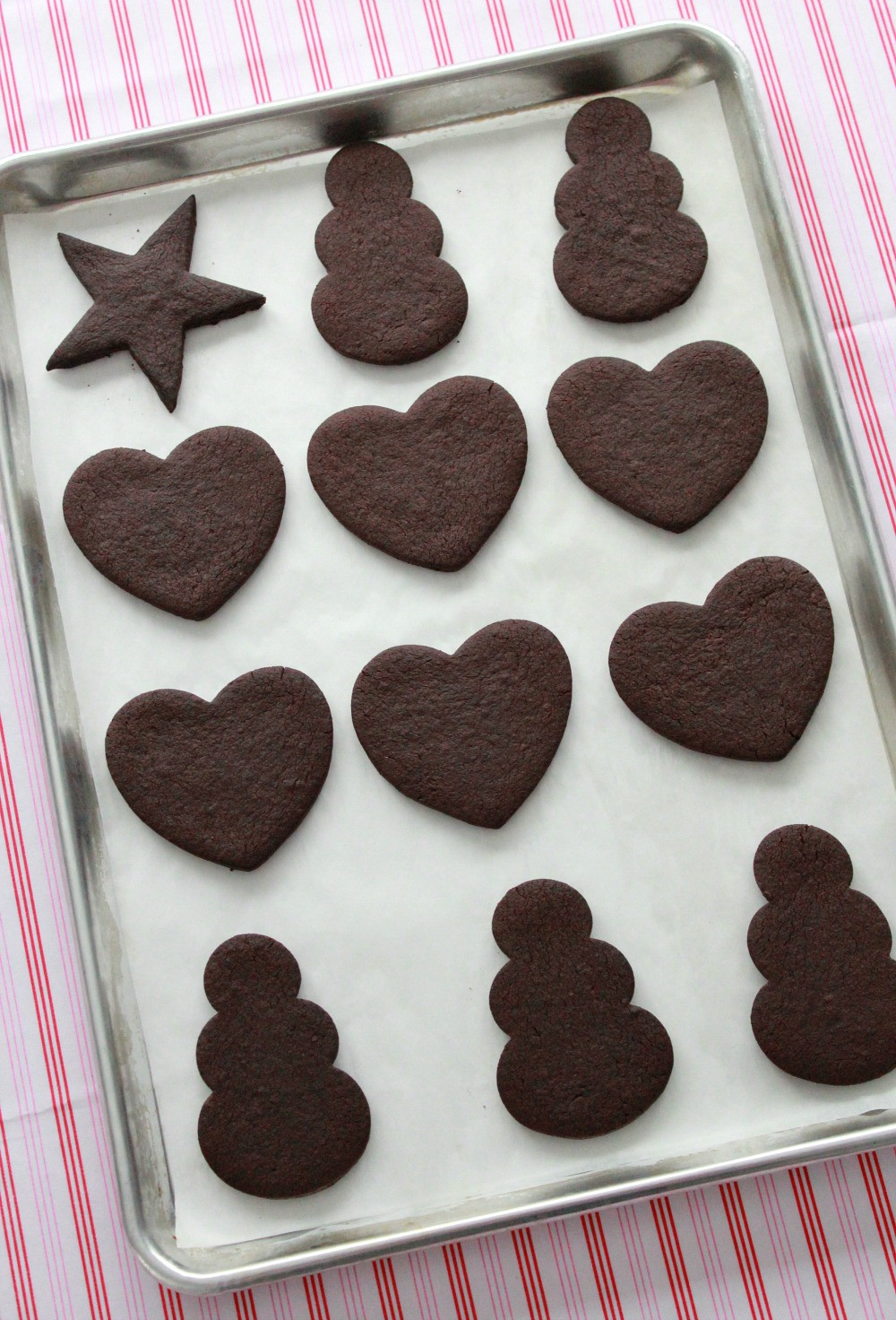 Chocolate Cutout Cookies
 Vegan Chocolate Sugar Cookies