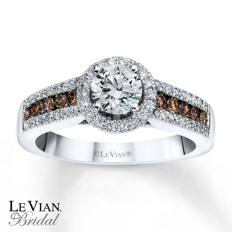 Chocolate Diamond Engagement Ring
 Kay LeVian Chocolate Diamonds 1 ct tw Engagement Ring