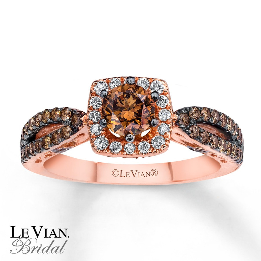 Chocolate Diamond Engagement Ring
 Kay Le Vian Bridal Chocolate Diamonds 14K Gold