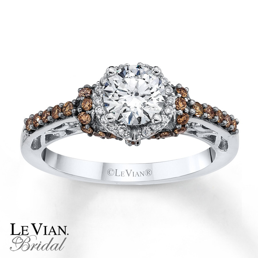 Chocolate Diamond Engagement Ring
 Kay LeVian Chocolate Diamonds 1 ct tw Engagement Ring