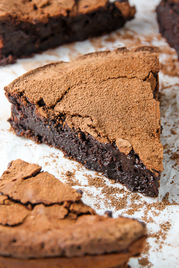 Chocolate Fudge Brownie Cake
 Flourless Chocolate Fudge Cake Baker by Nature