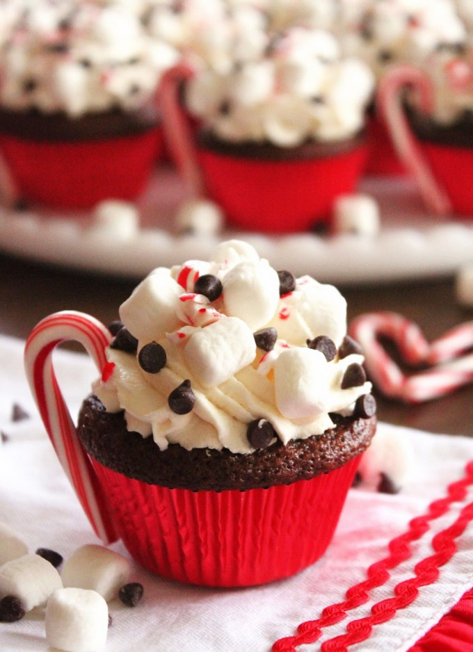 Chocolate Recipes For Kids
 Hot Cocoa Chocolate Cupcake – Christmas Party Dessert Food