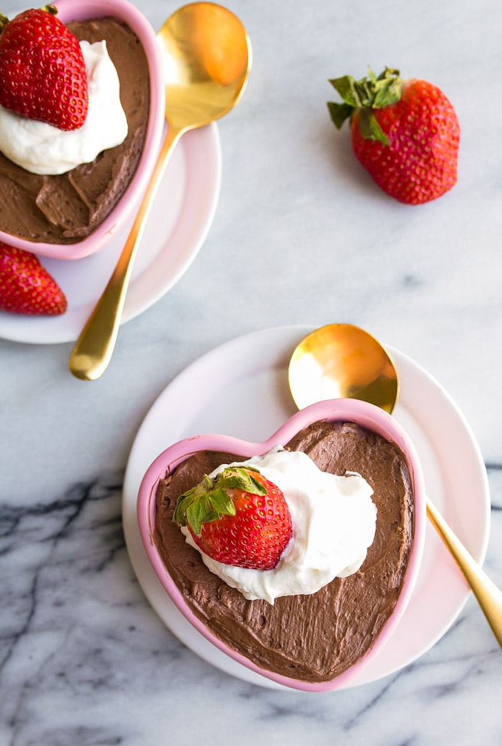 Chocolate Valentine Desserts
 Easy Chocolate Mousse for Two