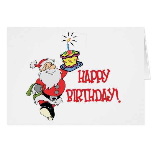 Christmas Birthday Wishes
 Christmas Birthday Card